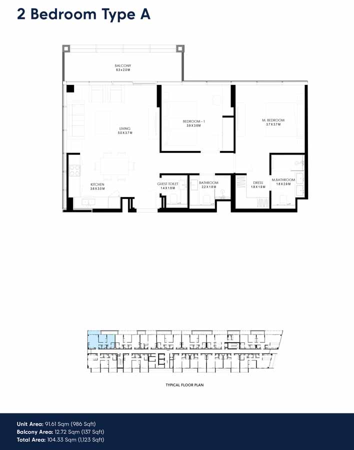 2 Bedroom
