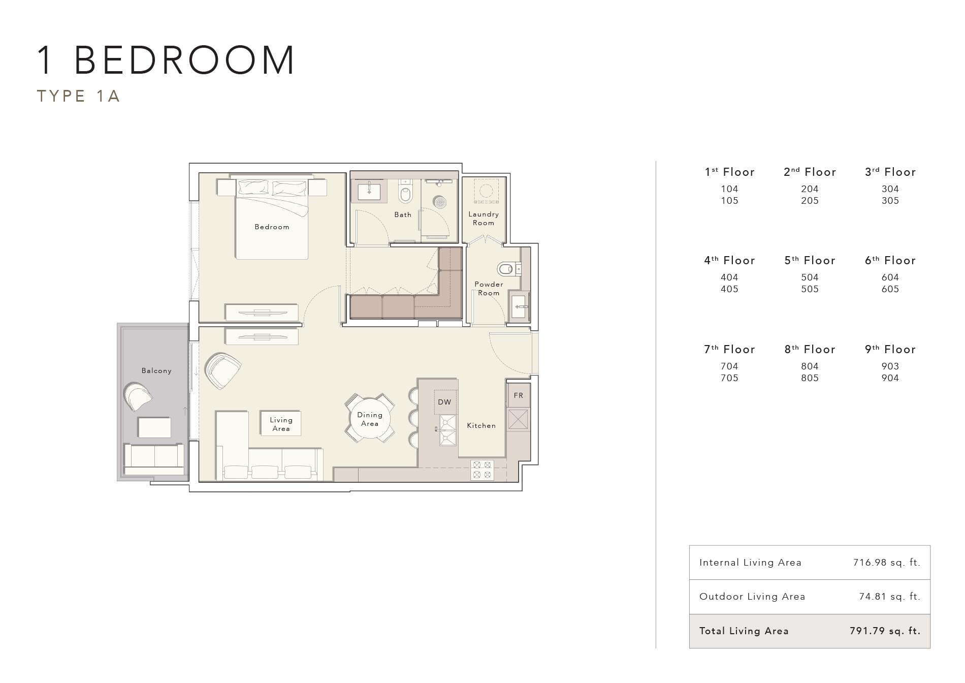 1 Bedroom