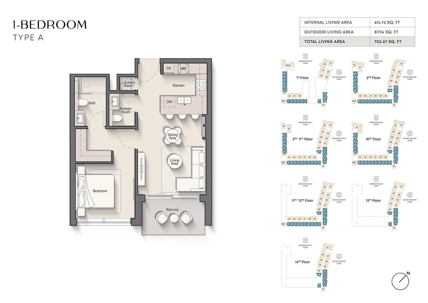 1 Bedroom
