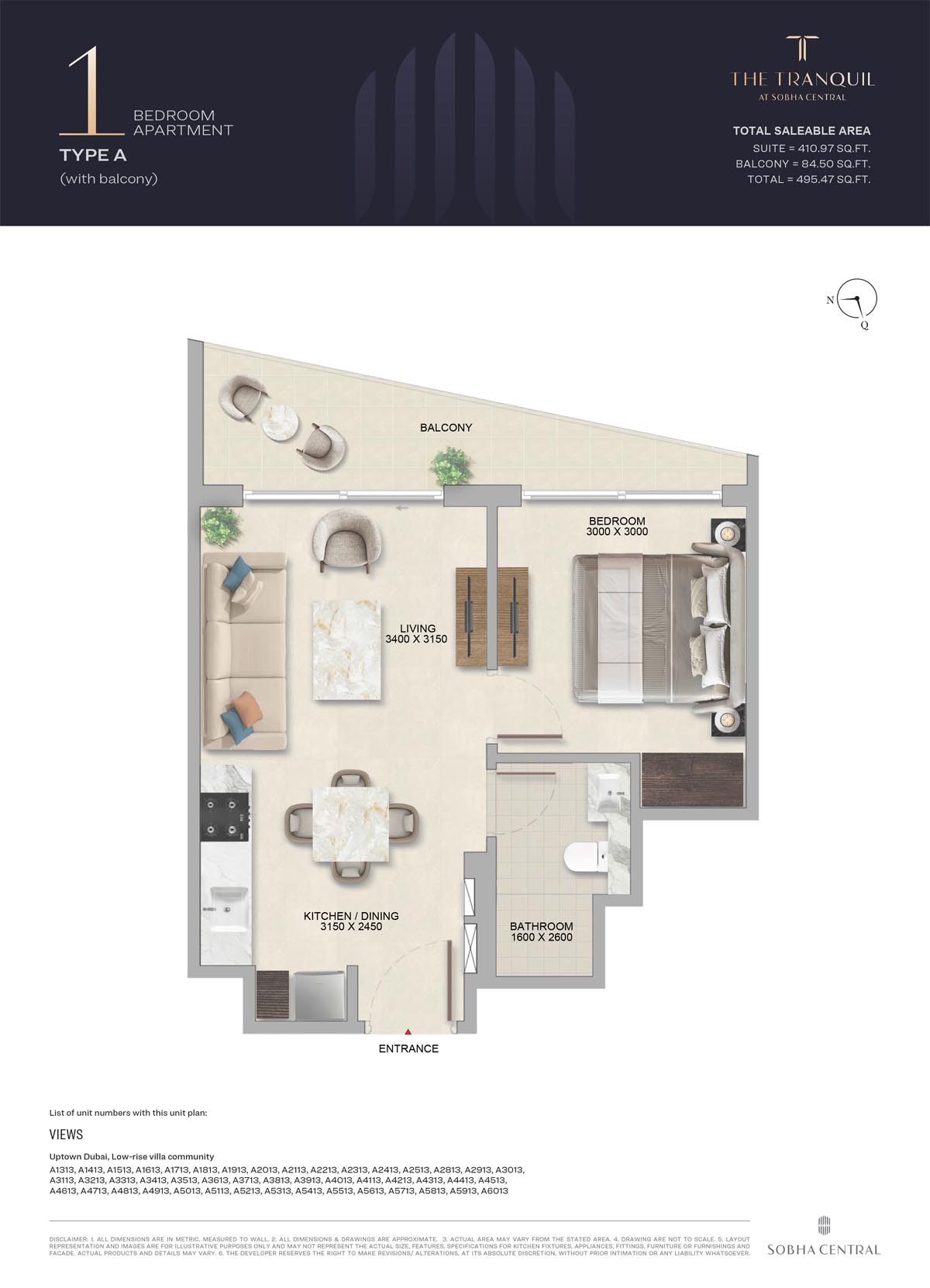 1 Bedroom