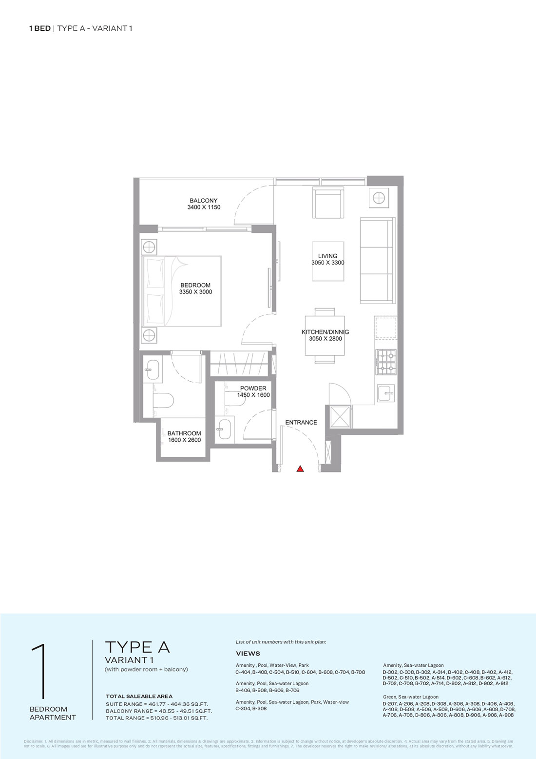 1 Bedroom