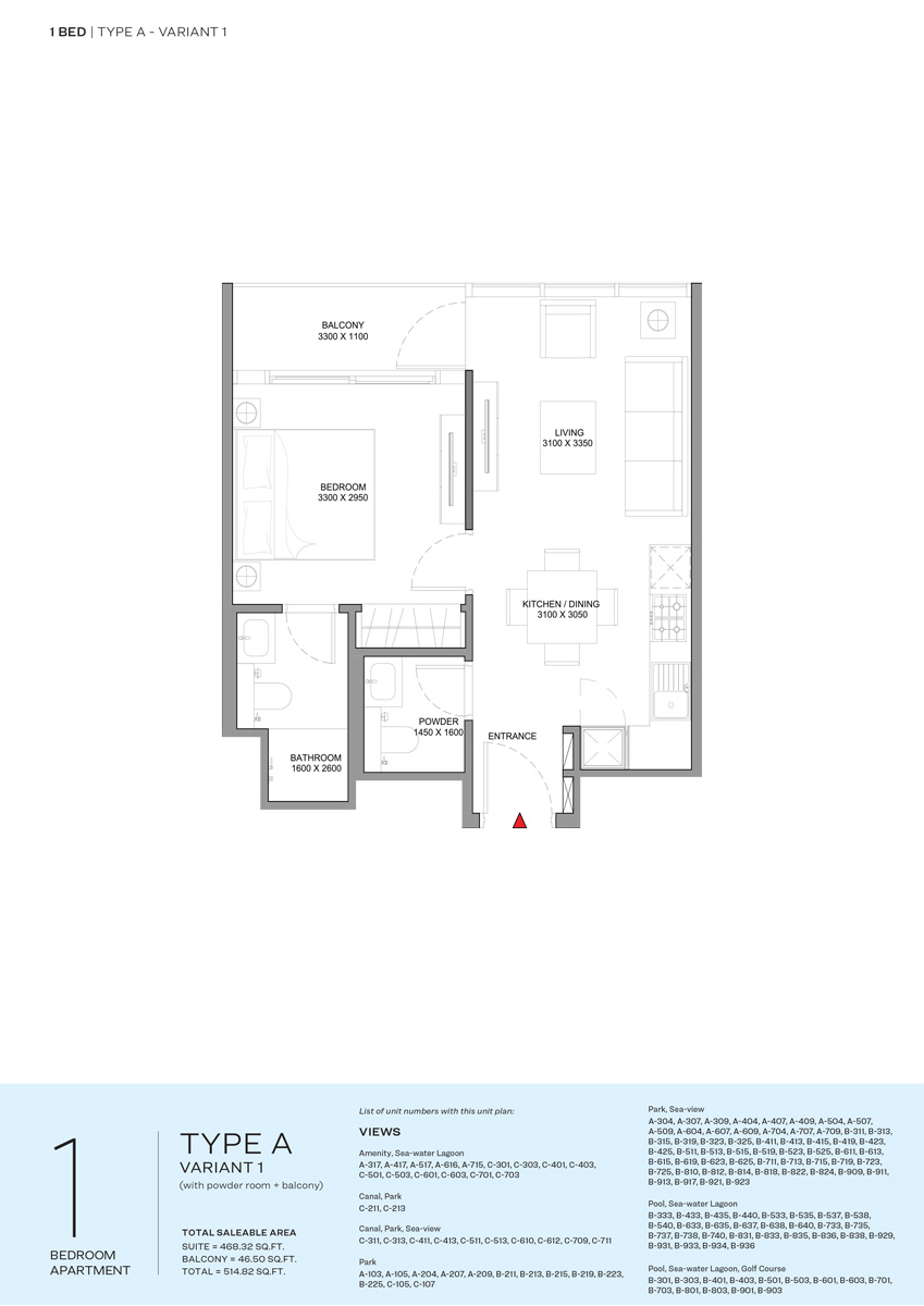 1 Bedroom