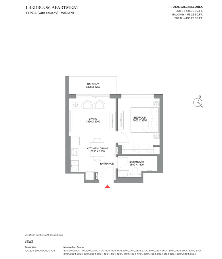 1 Bedroom