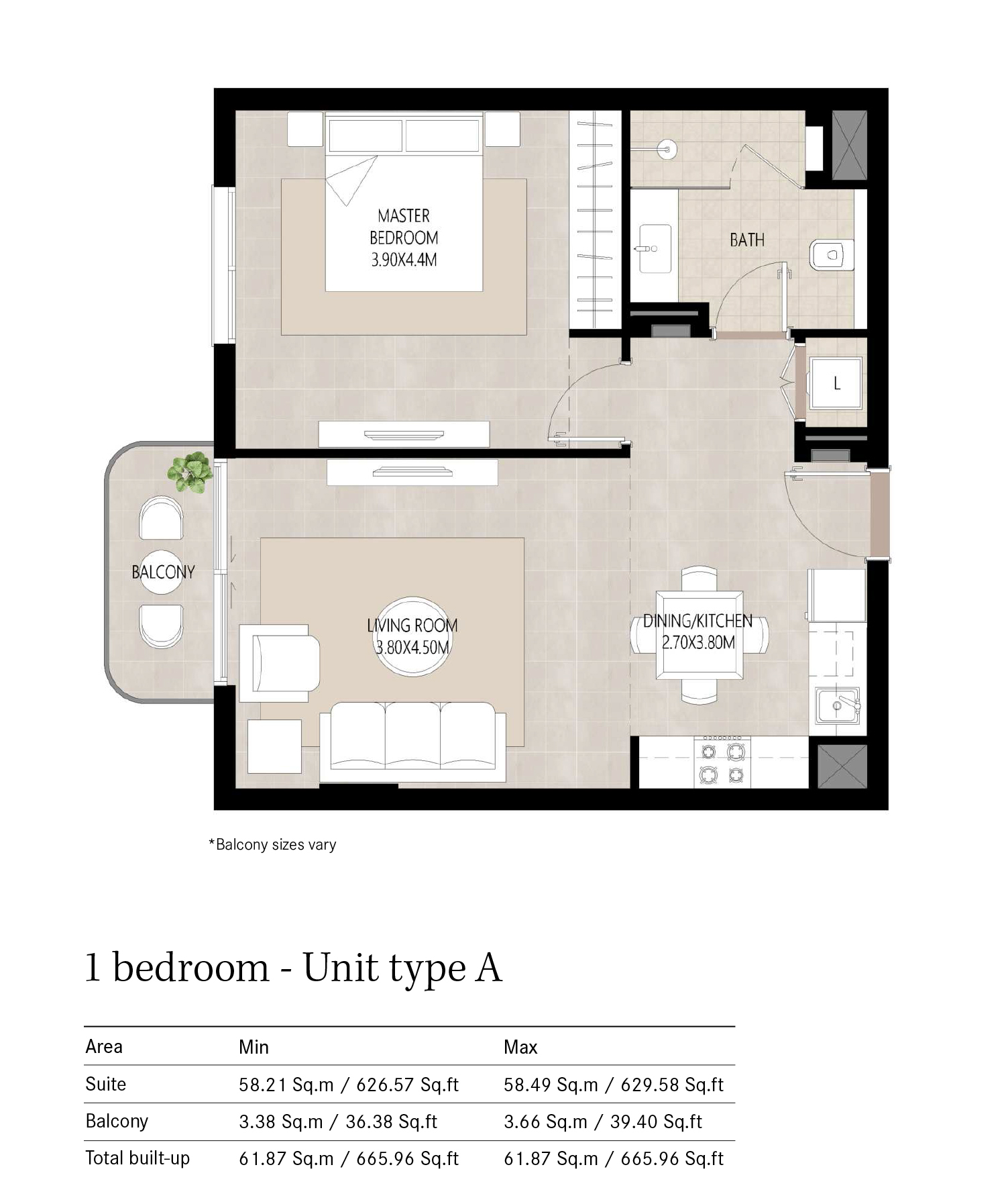 1 Bedroom
