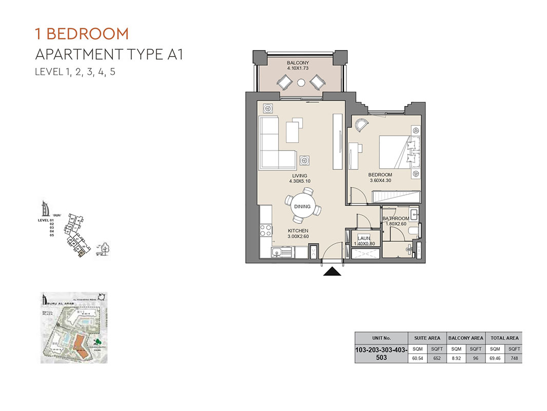 1 Bedroom