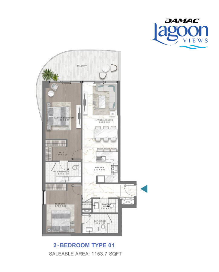 2 Bedroom