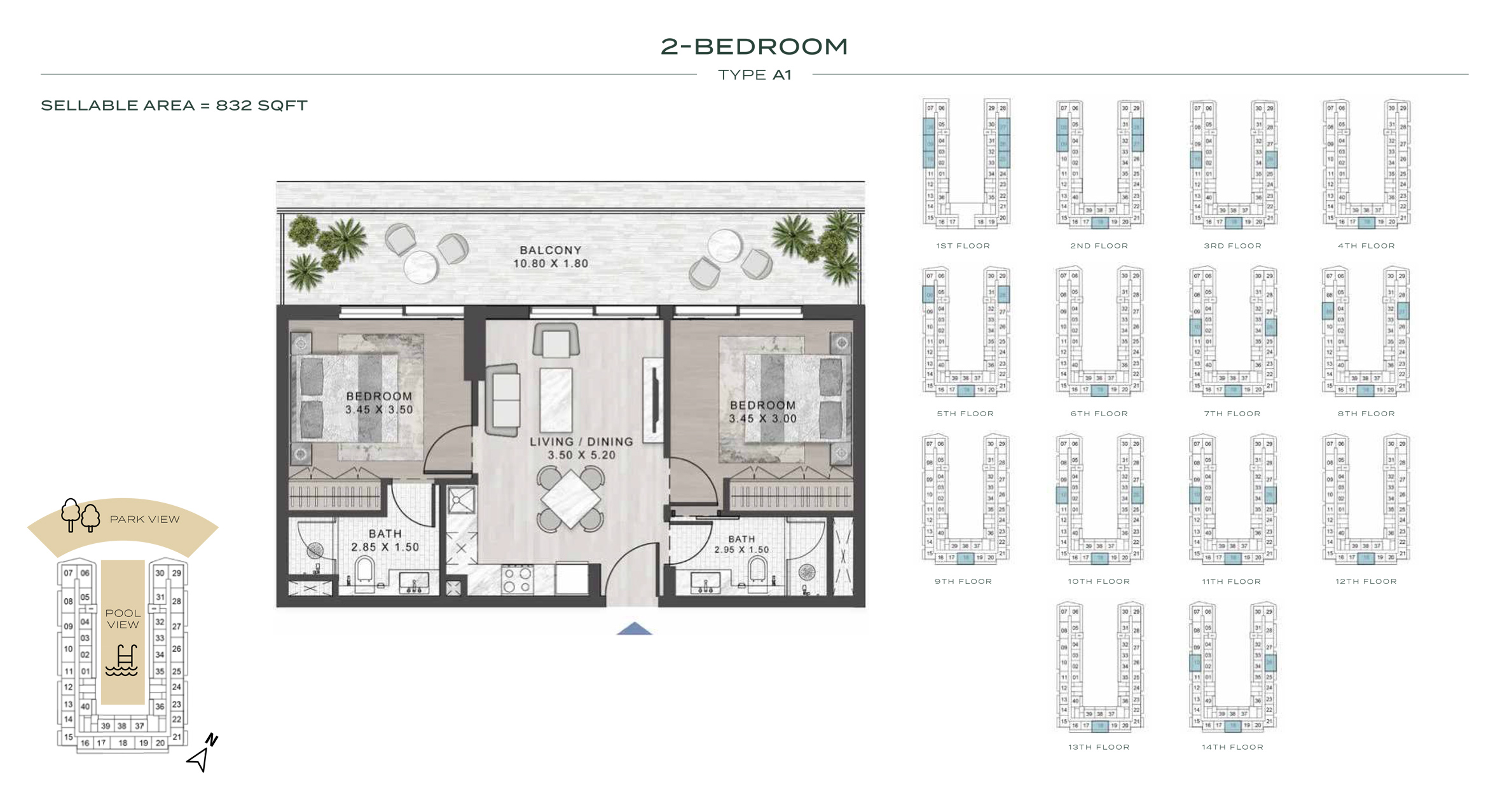 2 Bedroom