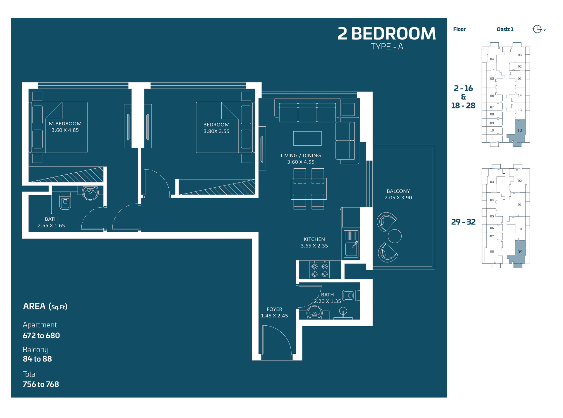 2 Bedroom